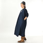 45R Indigo Dekoboko Tenjiku Dress