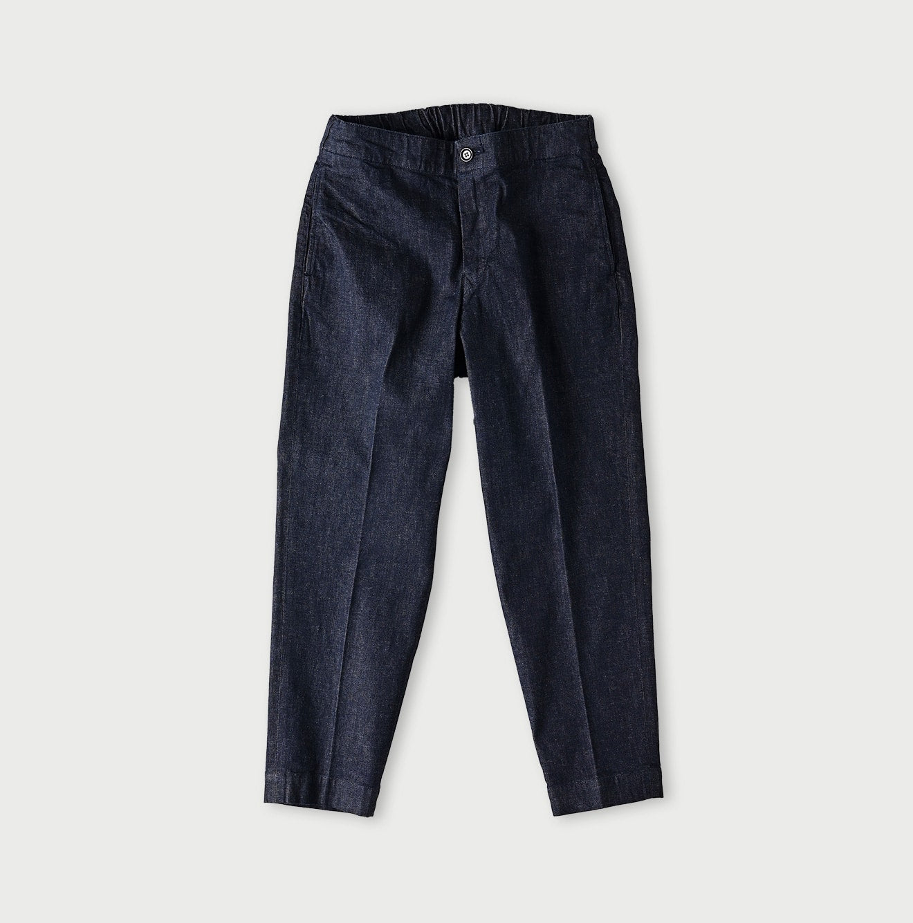 Mugihiko Stretch Denim Easy Slim Pants (Size 2) - 45R by 45rpm studio