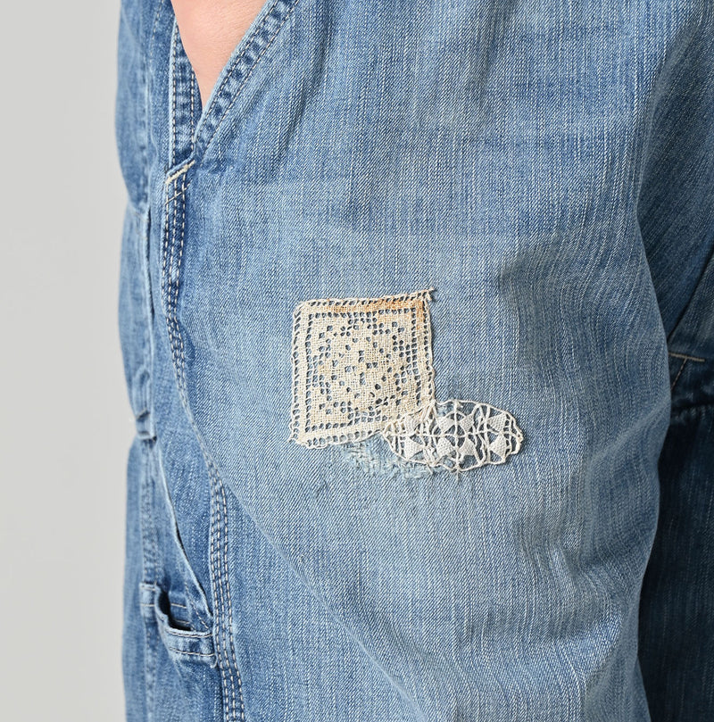 45R Mugihiko Denim 908 Overall – Master Finish “Race Lace”