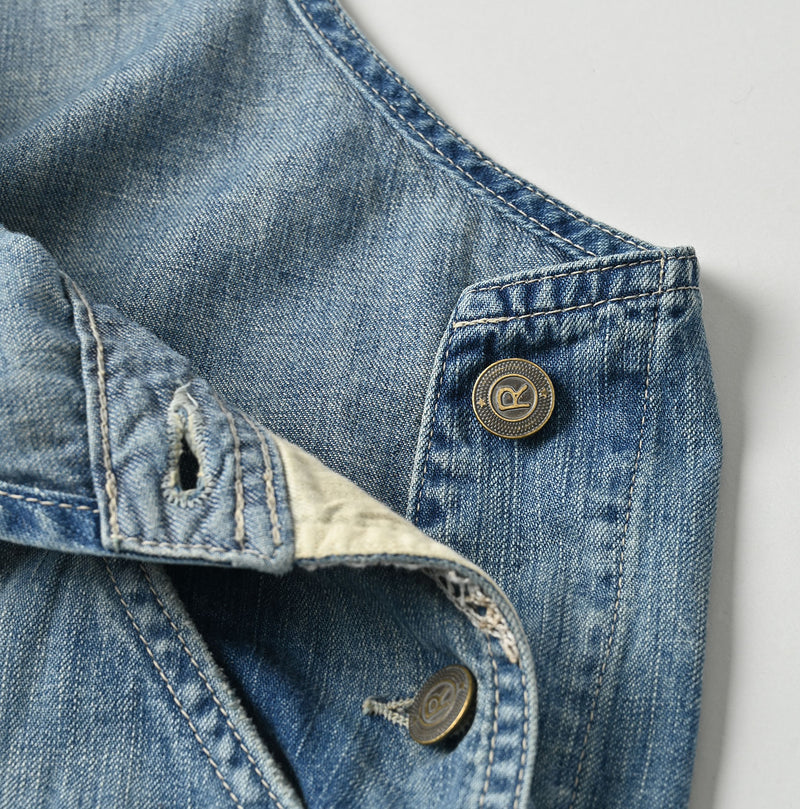 45R Mugihiko Denim 908 Overall – Master Finish “Race Lace”