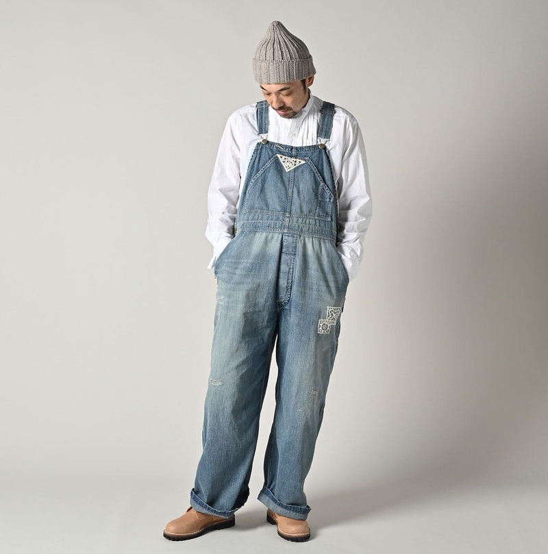 45R Mugihiko Denim 908 Overall – Master Finish “Race Lace”