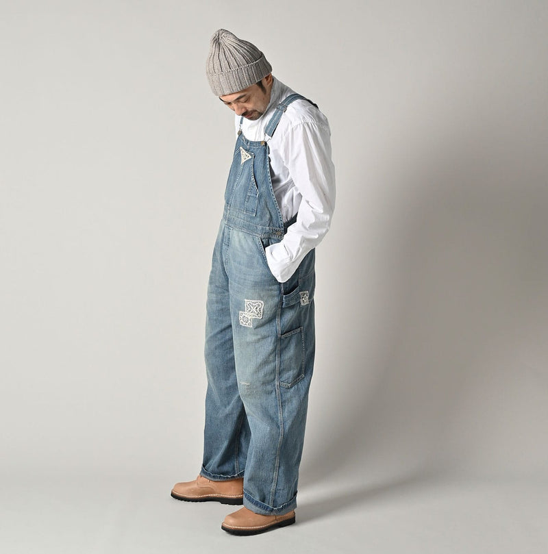 45R Mugihiko Denim 908 Overall – Master Finish “Race Lace”