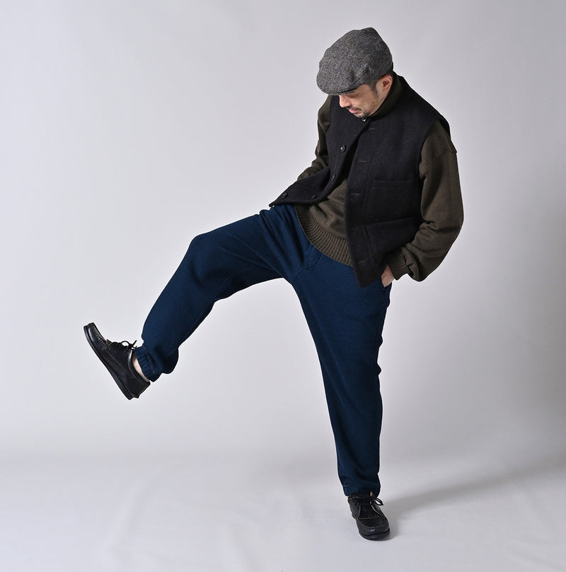 45R Indigo Heritage 908 Cotton Fleece Sweat Pants - Image 2