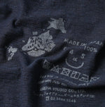 Indigo Sqaure T-shirt - 45R by 45rpm studio
