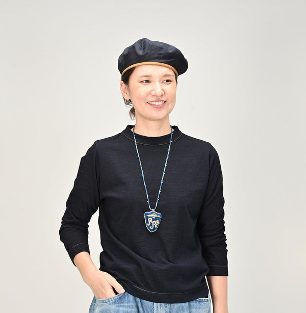 Indigo Sqaure T-shirt - 45R by 45rpm studio