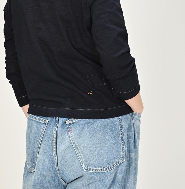 Indigo Sqaure T-shirt - 45R by 45rpm studio