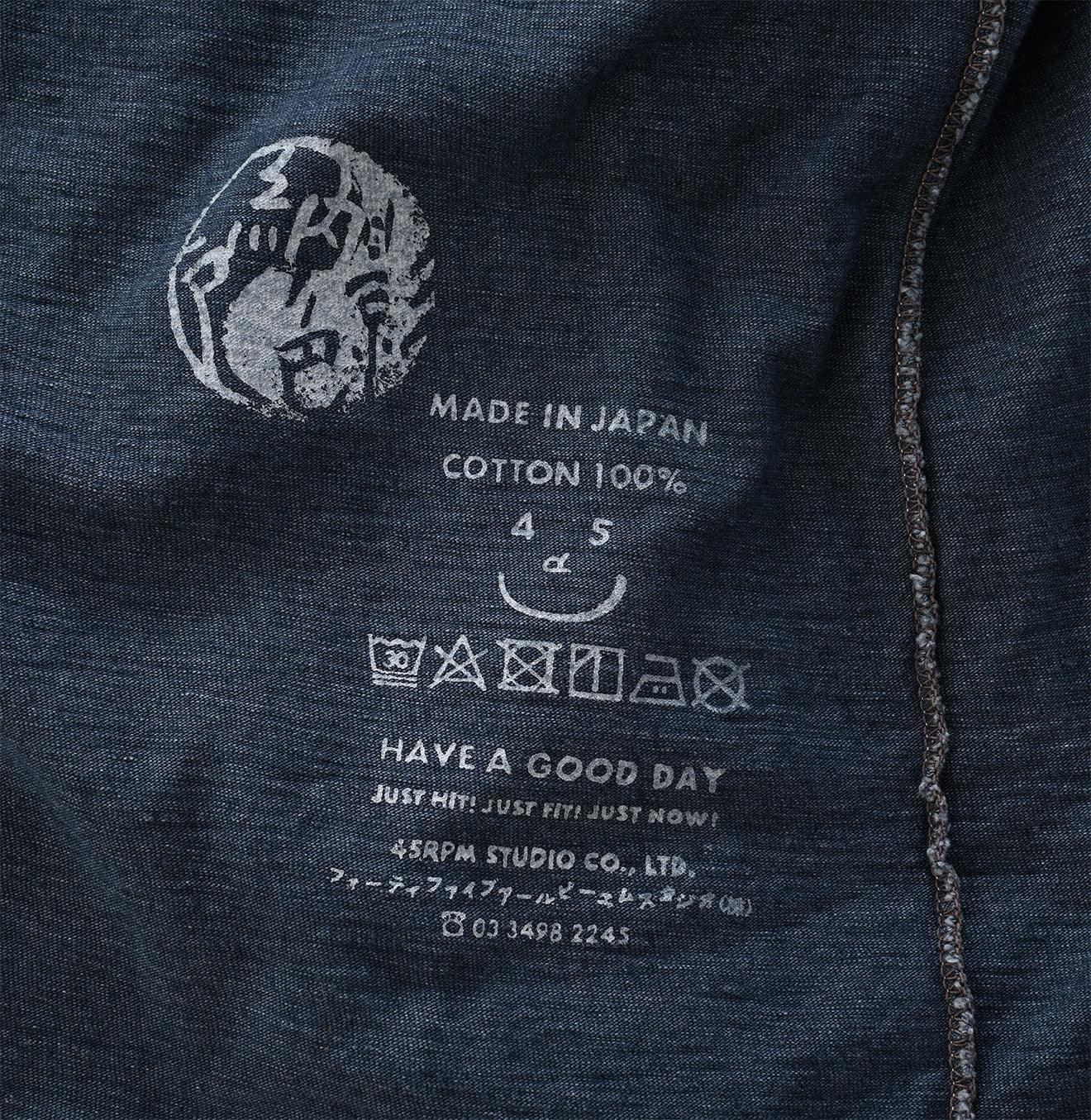 Indigo 908 45 Star Long Sleeve T-shirt - 45R by 45rpm studio - Image 15