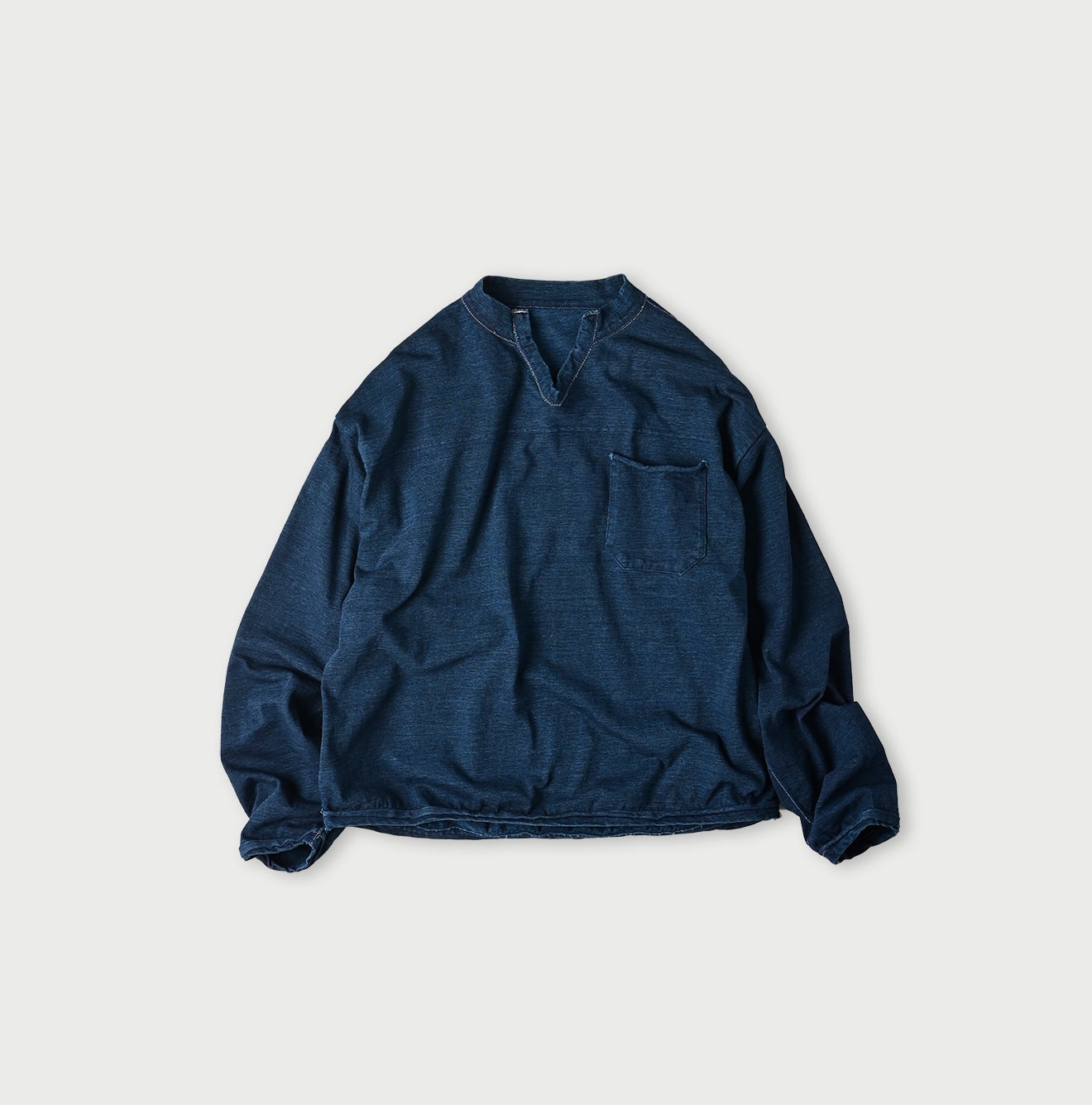 45R Indigo Dekoboko Tenjiku 908 Outer T-shirt