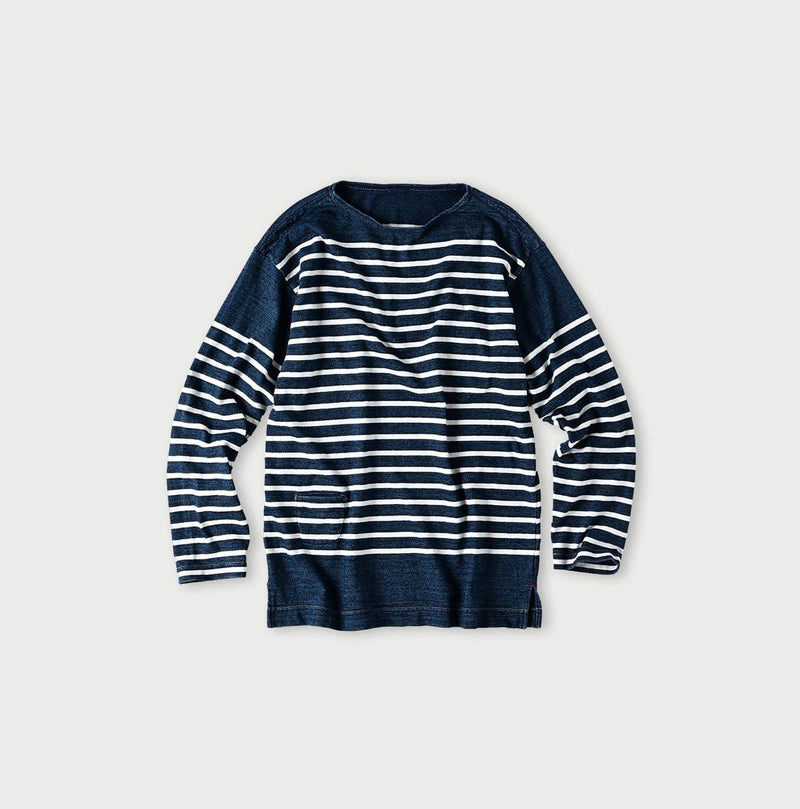 Indigo Basque 908 T-shirt (Size 2) - 45R by 45rpm studio