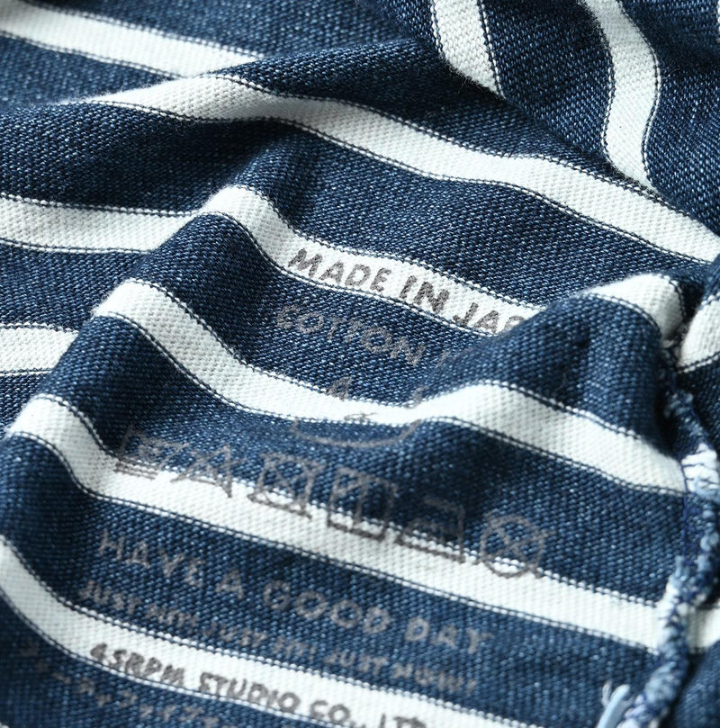 Indigo Basque 908 T-shirt (Size 2) - 45R by 45rpm studio