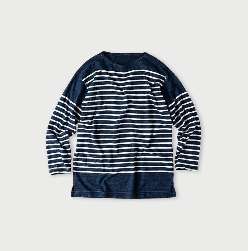 Indigo Basque 908 T-shirt (Size 3) - 45R by 45rpm studio