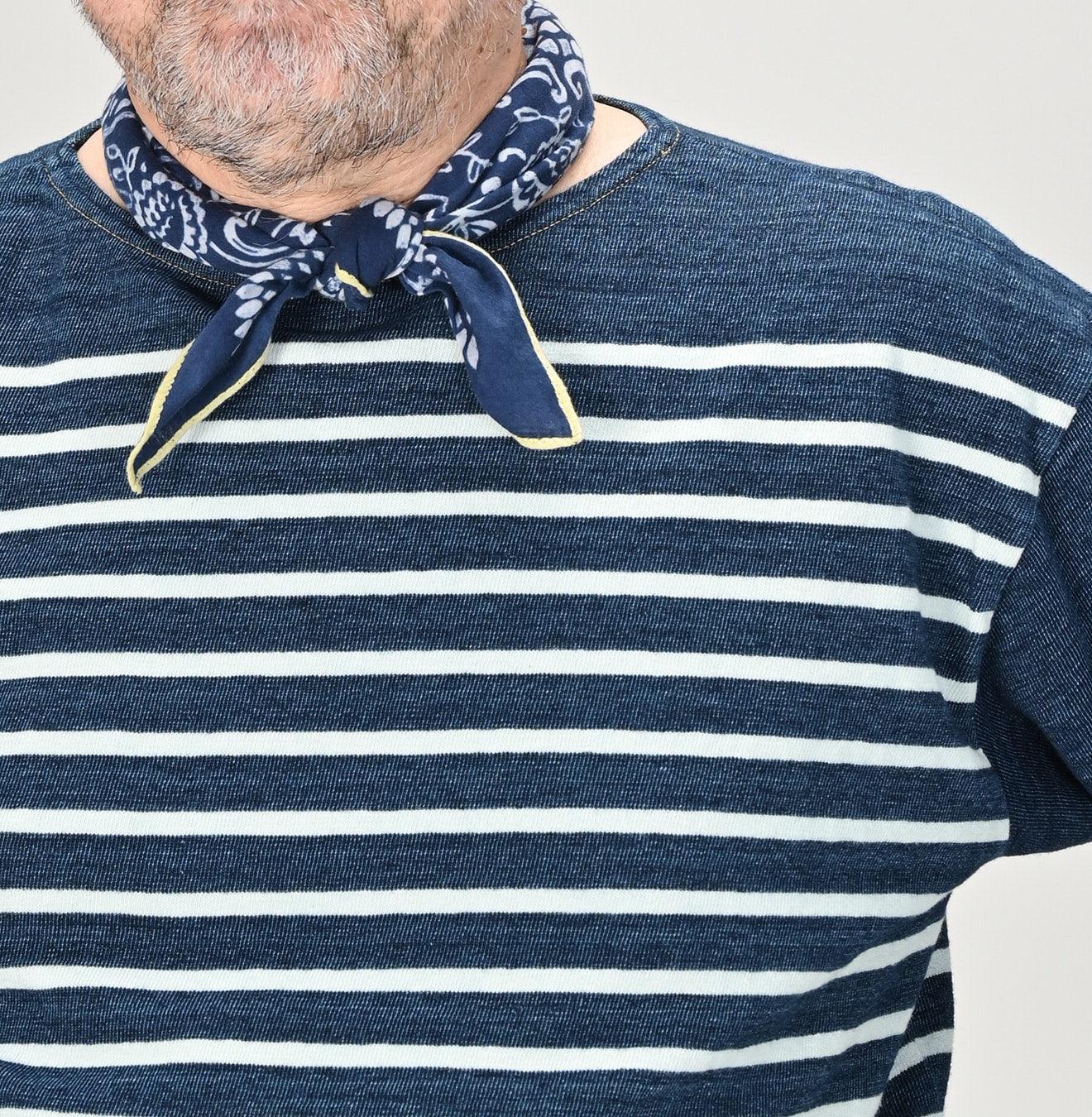 【IAB STUDIO】IAB Studio Striped T-Shirt Blue White IAB Studio Striped T-Shirt Blue White | eBay
