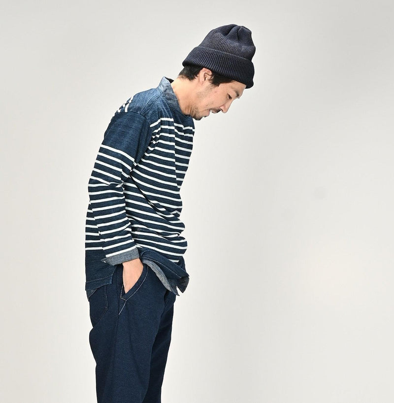 Indigo Basque 908 T-shirt (Size 3) - 45R by 45rpm studio