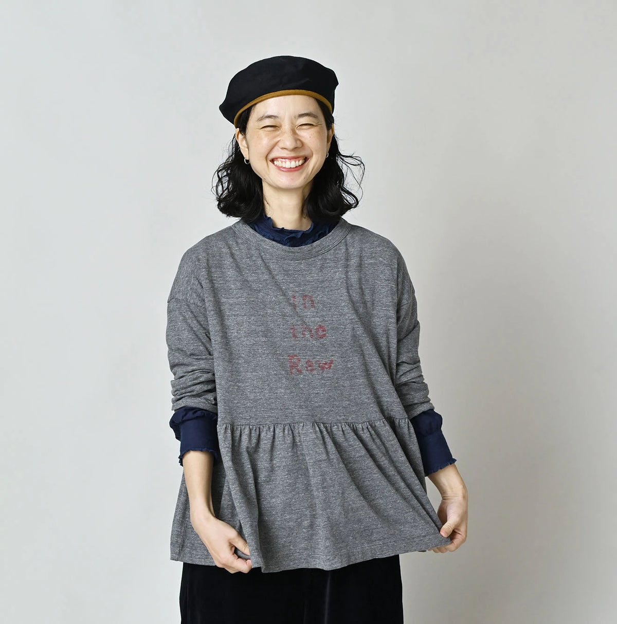 45R In the Raw Gathered Hime T-shirt (Top-dyed) - Image 3
