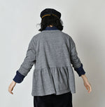 45R In the Raw Gathered Hime T-shirt (Top-dyed)