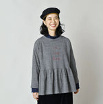 45R In the Raw Gathered Hime T-shirt (Top-dyed)