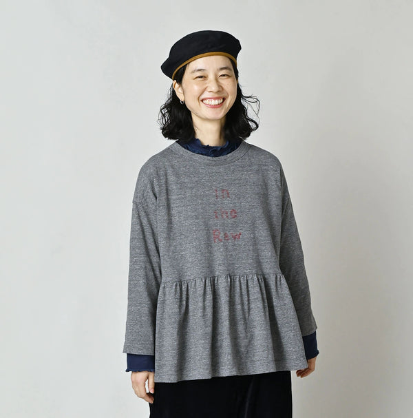 45R In the Raw Gathered Hime T-shirt (Top-dyed)