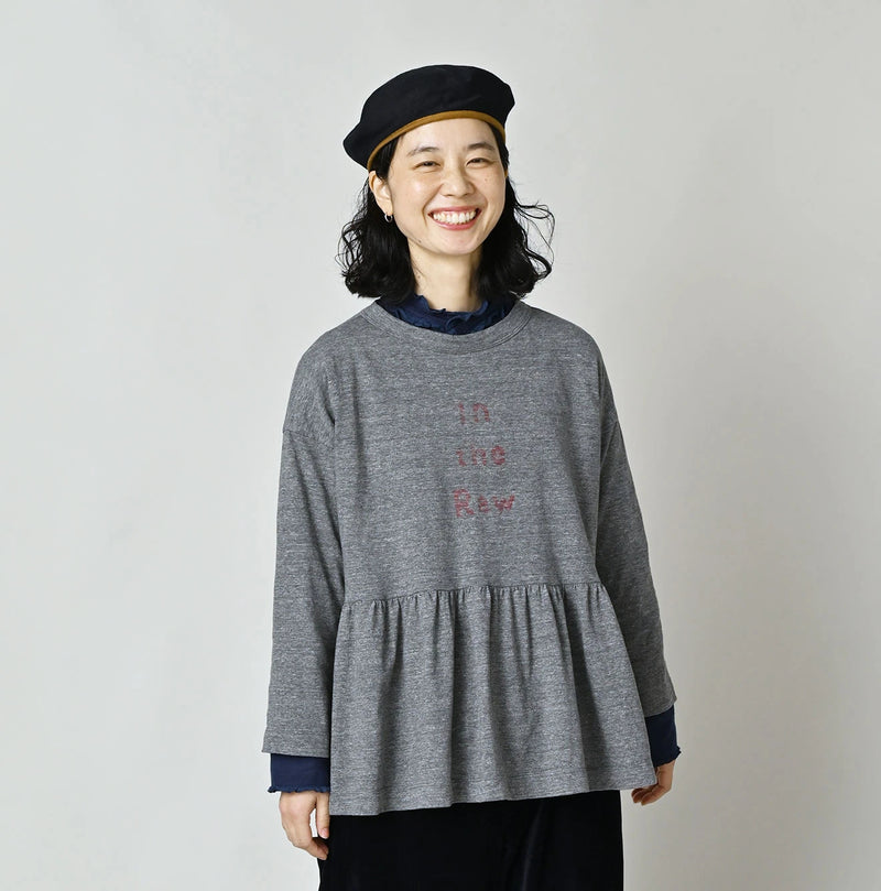 45R In the Raw Gathered Hime T-shirt (Top-dyed) - Image 6