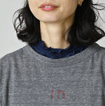 45R In the Raw Gathered Hime T-shirt (Top-dyed)