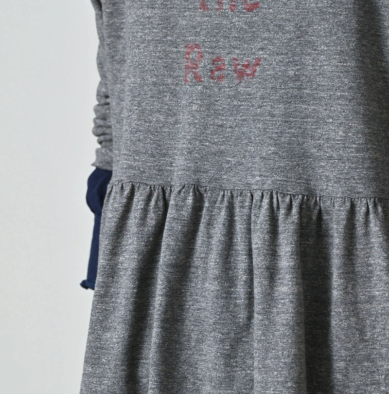 45R In the Raw Gathered Hime T-shirt (Top-dyed) - Image 9