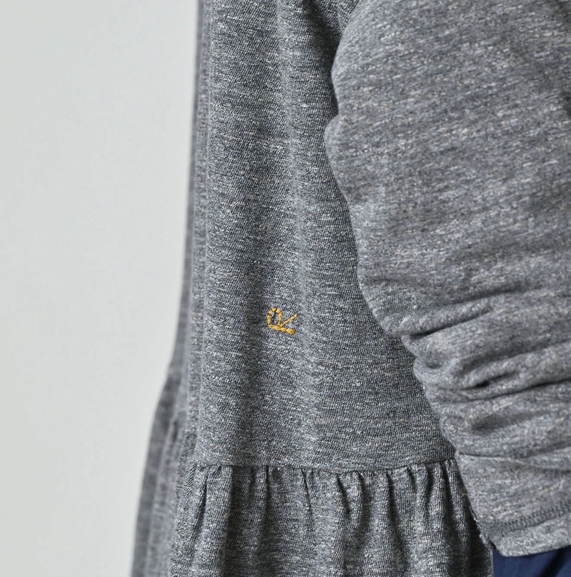 45R In the Raw Gathered Hime T-shirt (Top-dyed) - Image 11