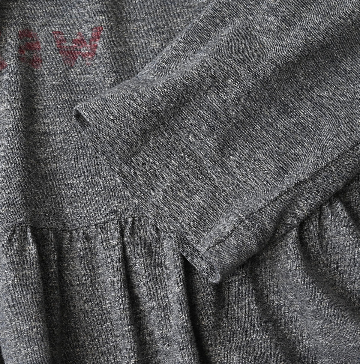 45R In the Raw Gathered Hime T-shirt (Top-dyed)