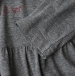 45R In the Raw Gathered Hime T-shirt (Top-dyed)