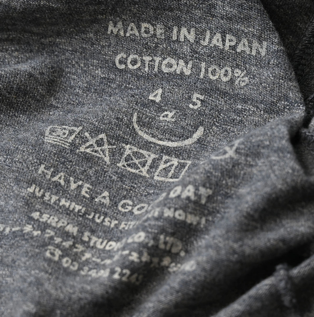 45R In the Raw Gathered Hime T-shirt (Top-dyed)