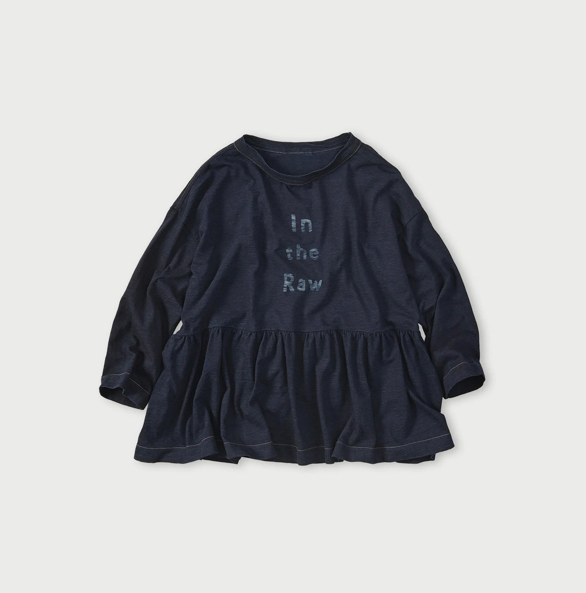 45R Indigo In the Raw Gathered Hime T-shirt