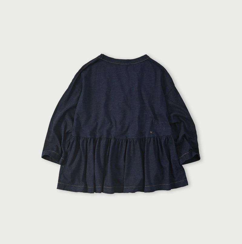 45R Indigo In the Raw Gathered Hime T-shirt - Image 12