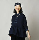 45R Indigo In the Raw Gathered Hime T-shirt
