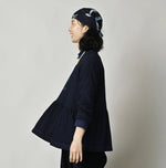 45R Indigo In the Raw Gathered Hime T-shirt