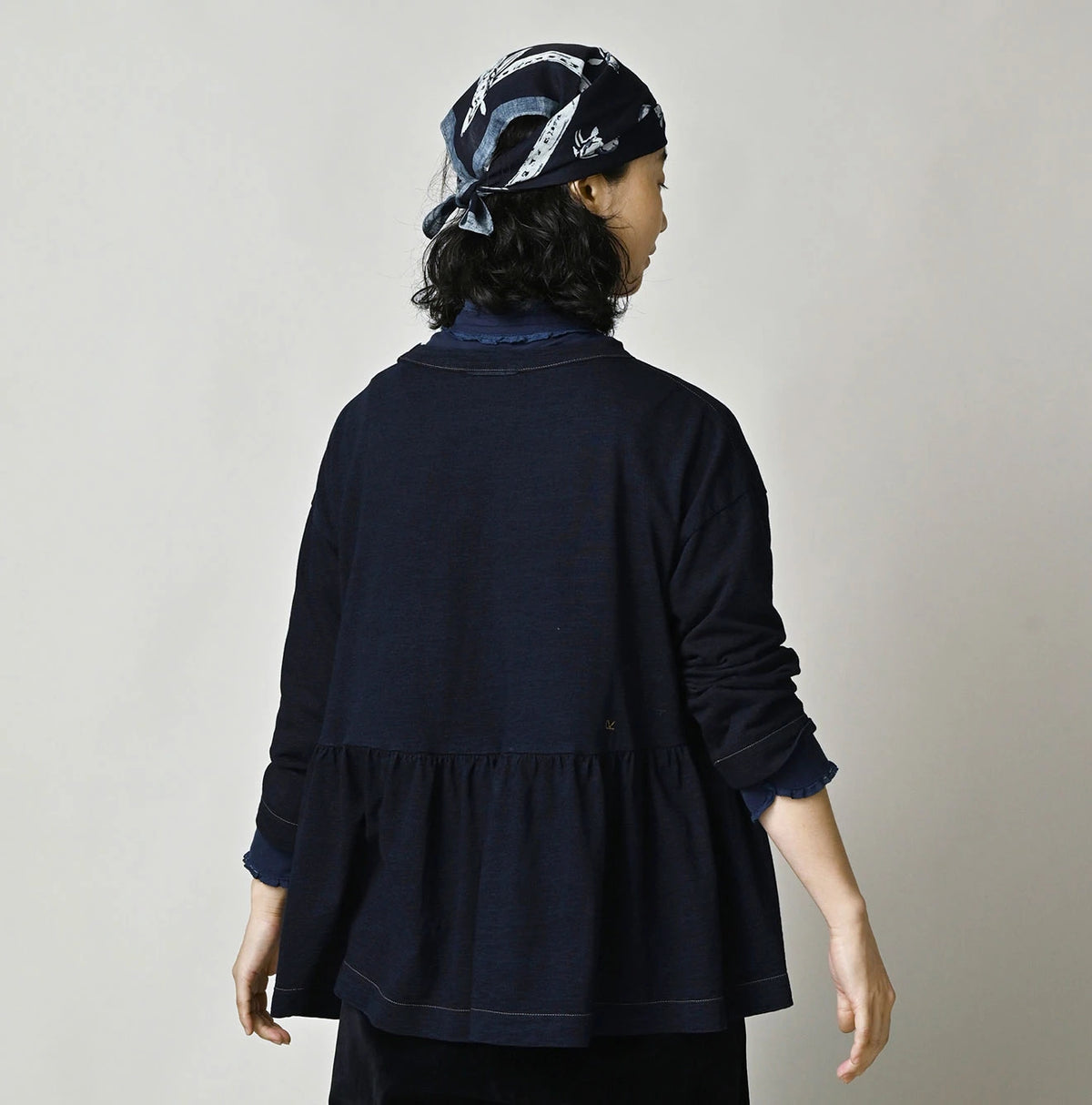 45R Indigo In the Raw Gathered Hime T-shirt