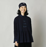 45R Indigo In the Raw Gathered Hime T-shirt