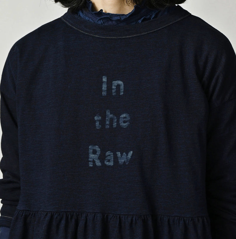 45R Indigo In the Raw Gathered Hime T-shirt - Image 8