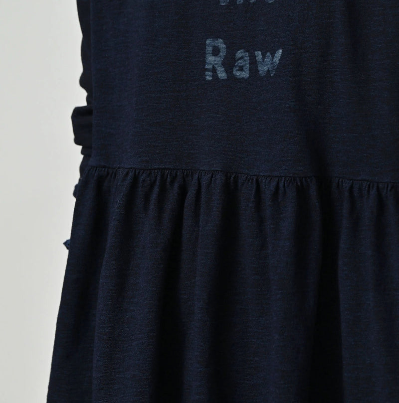 45R Indigo In the Raw Gathered Hime T-shirt - Image 9