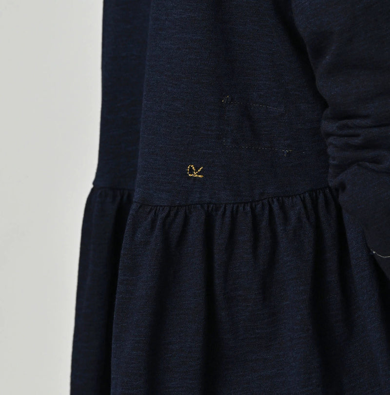 45R Indigo In the Raw Gathered Hime T-shirt - Image 11