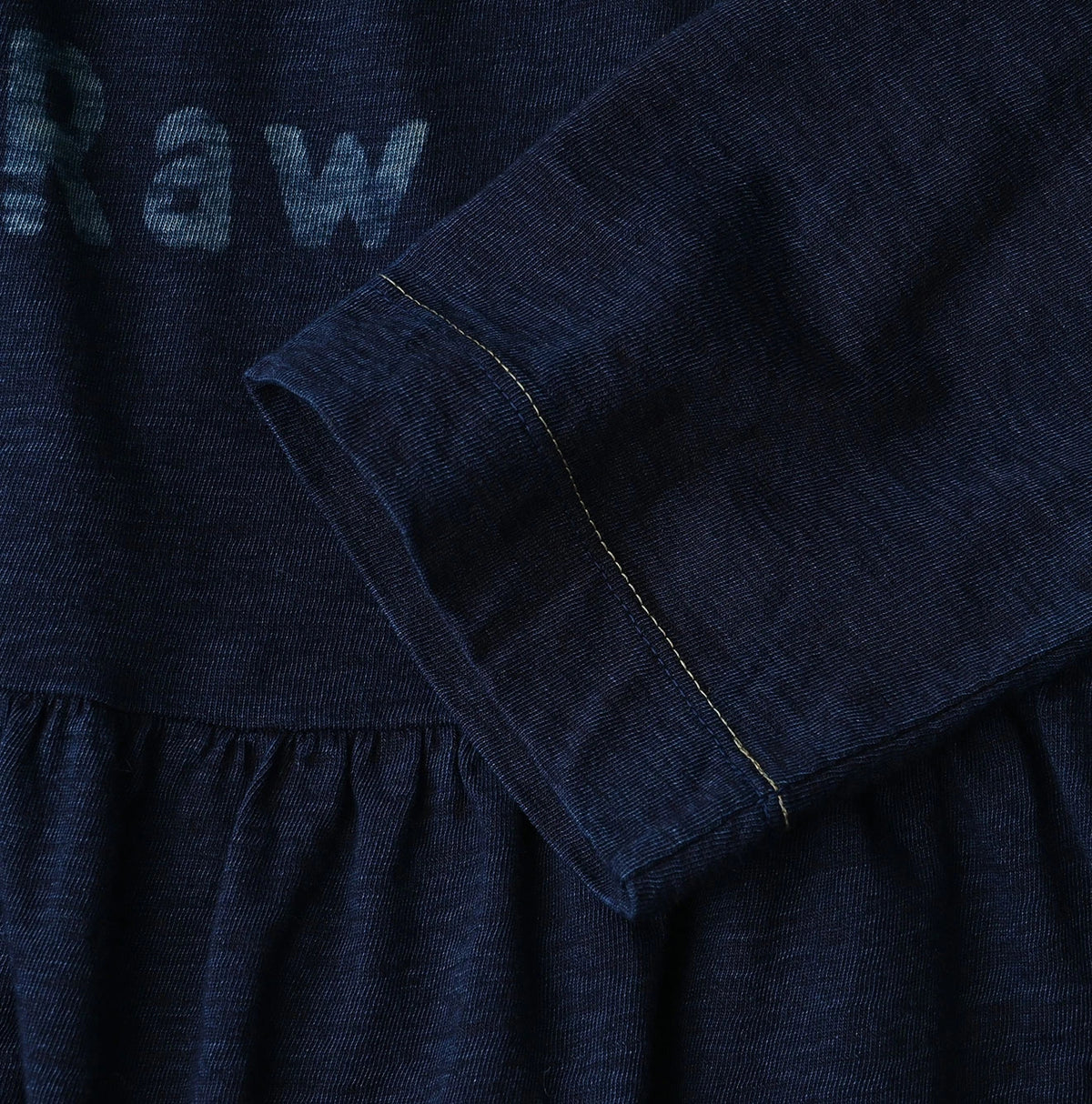 45R Indigo In the Raw Gathered Hime T-shirt - Image 15