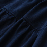 45R Indigo In the Raw Gathered Hime T-shirt
