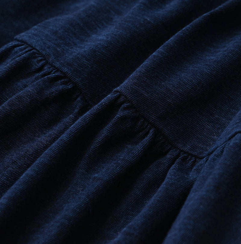 45R Indigo In the Raw Gathered Hime T-shirt - Image 16