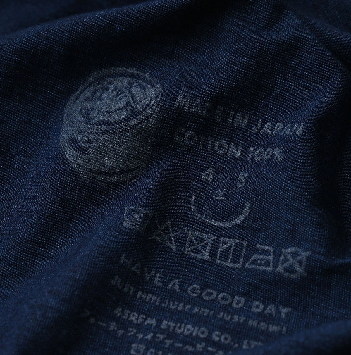 45R Indigo In the Raw Gathered Hime T-shirt