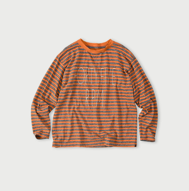 45R Stripe Umihiko Logo 908 T-shirt (Top-dyed) - Image 1