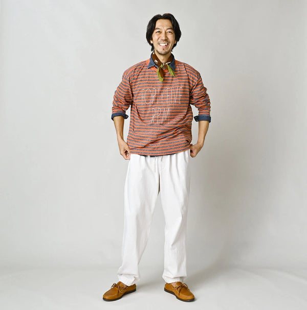 45R Stripe Umihiko Logo 908 T-shirt (Top-dyed)