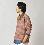 45R Stripe Umihiko Logo 908 T-shirt (Top-dyed)