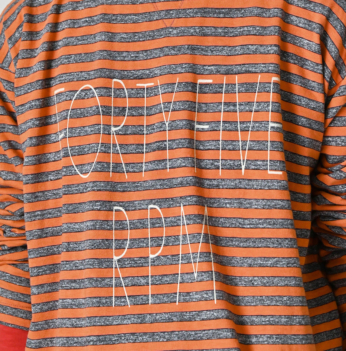 45R Stripe Umihiko Logo 908 T-shirt (Top-dyed) - Image 12