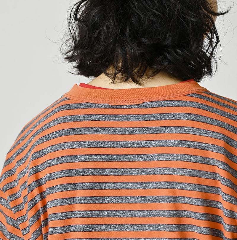 45R Stripe Umihiko Logo 908 T-shirt (Top-dyed) - Image 13