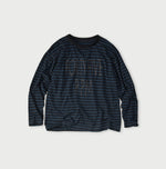 45R Indigo Stripe Umihiko Logo 908 T-shirt