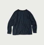 45R Indigo Stripe Umihiko Logo 908 T-shirt