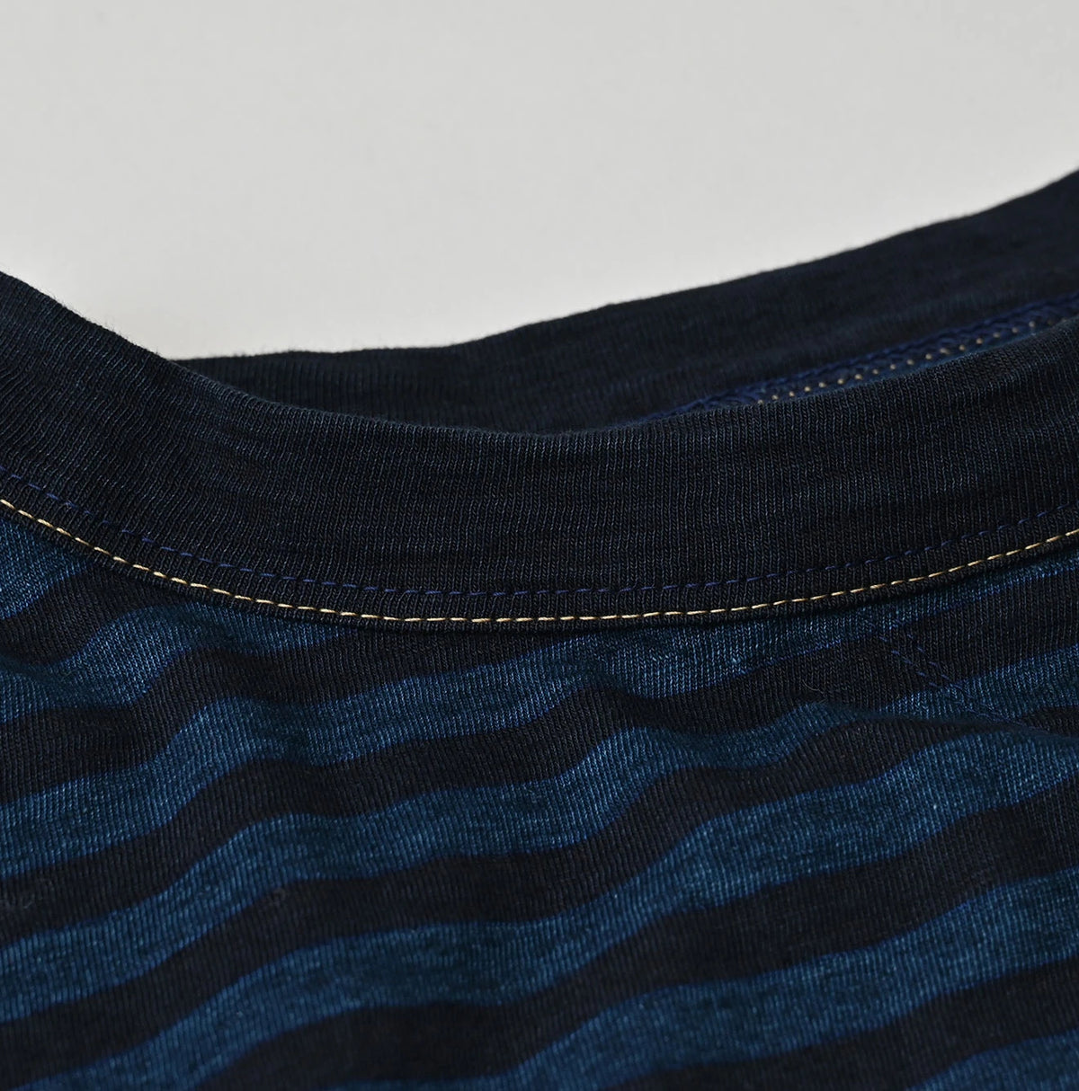45R Indigo Stripe Umihiko Logo 908 T-shirt - Image 17