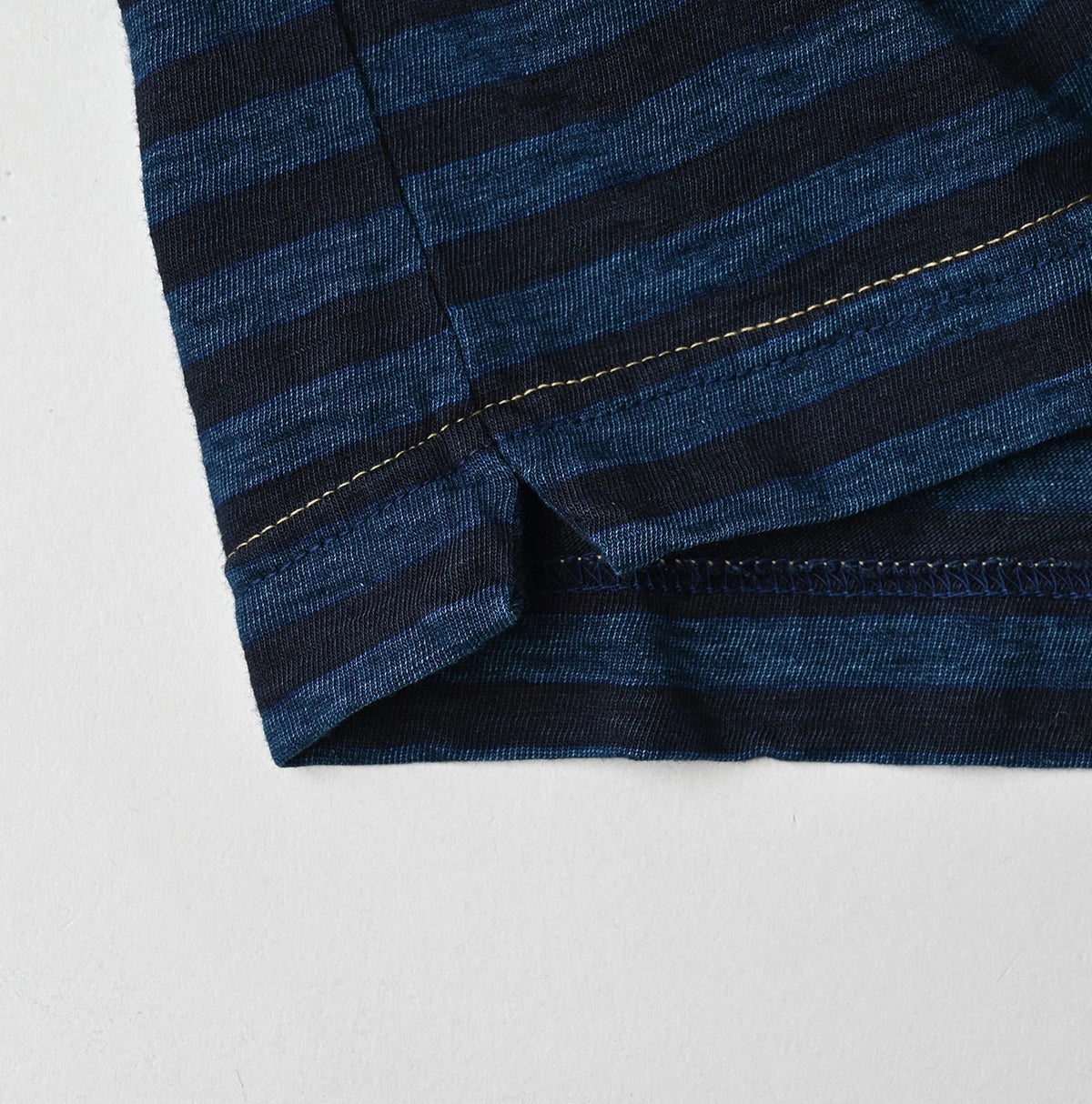 45R Indigo Stripe Umihiko Logo 908 T-shirt - Image 20